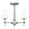 Quoizel Aria 3-Light Antique Polished Nickel Semi-Flush Mount ARI1717AP - alternate 1